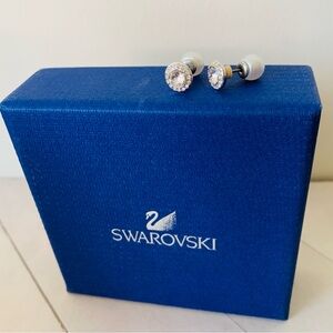 $89 Swarovski Angelic Pearl Stud Earrings 5118533